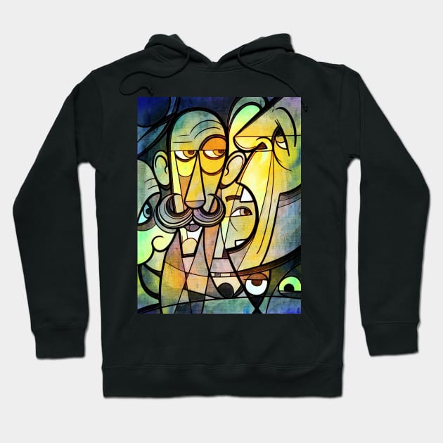 portrait cubism Hoodie by MGphotoart